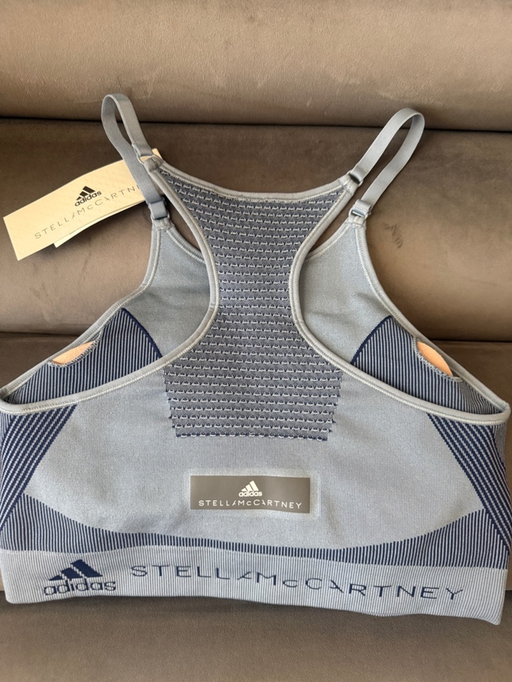 adidas by Stella McCartney Gray Sports Bra